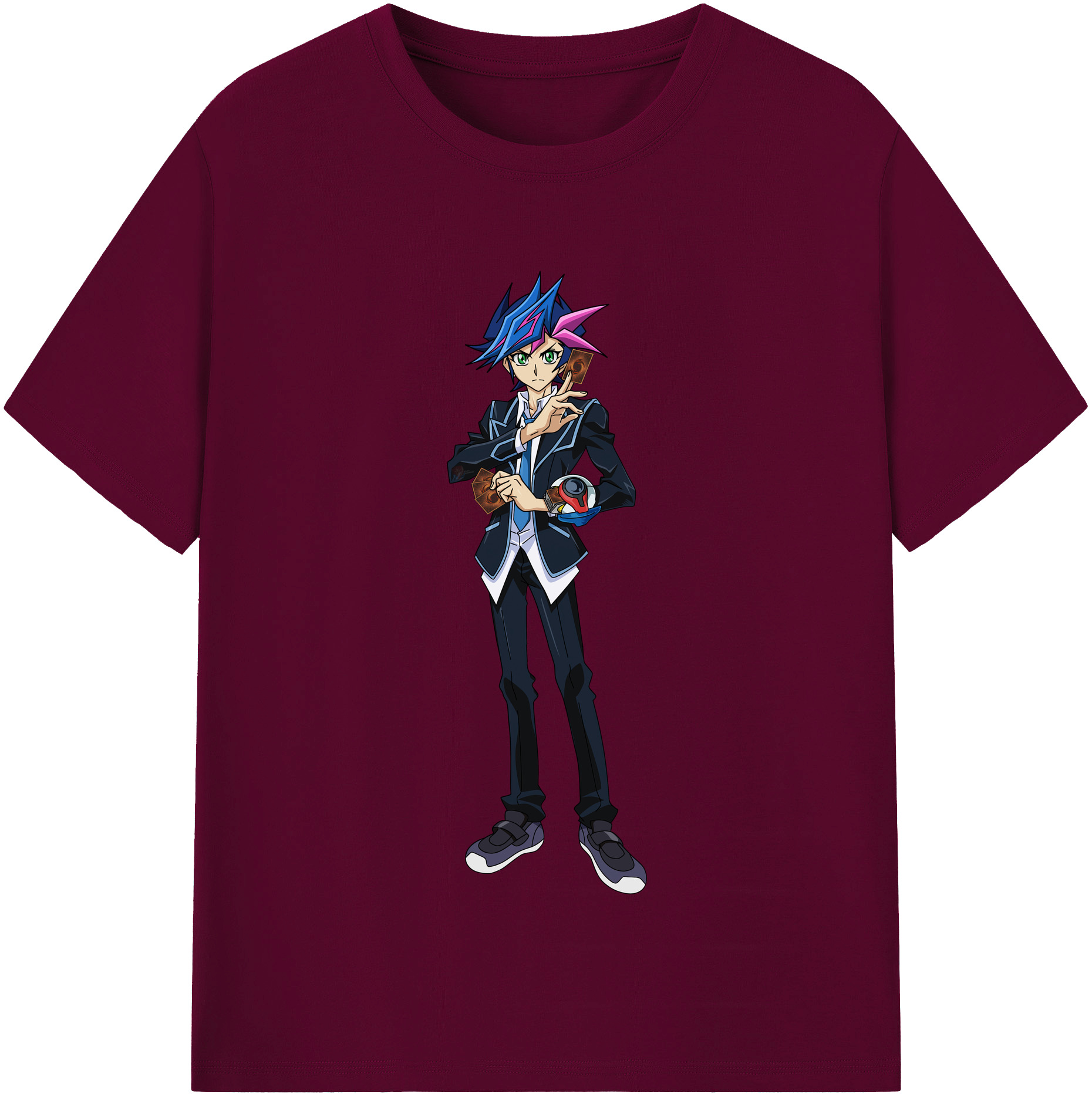 （画像用） 遊☆戯☆王 Yu-Gi-Oh! レディースカジュアルプリントTシャツ（綿100％）